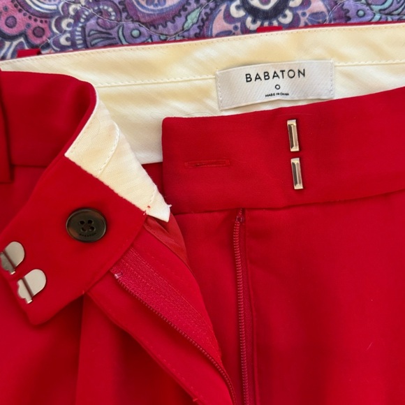 *Blazer Sold* Aritzia Babaton Red Suit Set - Picture 8 of 8